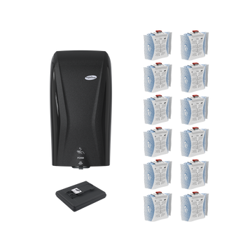 Set sapone in schiuma & dispenser hybrid black