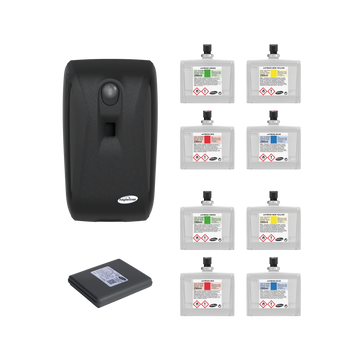 Set Raumduft & Spender hybrid black